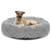AIO FACTORY Shaggy postelja 40 cm svetlo siva, (21960784)