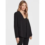 TWINSET Suknjič 231TP2775 Črna Regular Fit