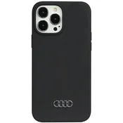 Audi Audijev silikonski ovitek - Ovitek za iPhone 13 Pro Max (črn)