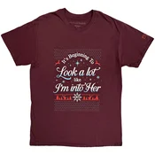 Michael Bublé Into Her Majica s kratkimi rokavi Maroon Red XL