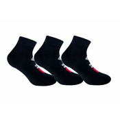 Carape za tenis Fila Fitness Quarter Socks 3P - black