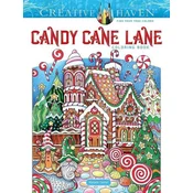 Creative Haven Candy Cane Lane Coloring Book