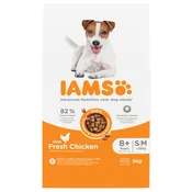 IAMS Advanced Nutrition Senior Small & Medium Dog 8+ s piletinom - 5 kg