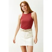 Trendyol Milla Ženska majica TWOSS23AL00069, Bordo