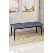 Hanah Home klupa Pera Bench, 105 cm, dimljeno / crna