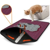 Aberto Design Prostorika za toalet za macke Nrszn0025, 45 x 60 cm, Roze