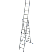 Aluminijasta lestev 3x8 stopnic 123923 Stabilo Krause