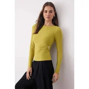 Trendyol Milla ženska bluza Twoaw26Bz00125, Maslinasta