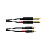 Cordial Unbalanced Twin kabel, CFU 0,6 PC, 0,6 m, črn