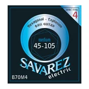 Strune za E-bas Savarez Hexagonal Explosion 4-strunski medium 682.325
