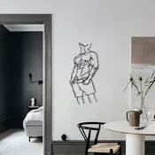 Wallity Zidna dekoracija Cool Man 1, 32 x 69 cm, Crna