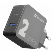 Cellularline Multipower 2 Pro 61392 ACHUSB2QCPD36WK USB A in UBS C