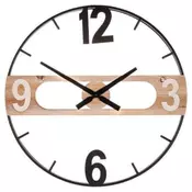 Autronic Stenska ura Wall clock - diameter 60 cm, mix of metal and MDF (HA1738)