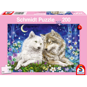 Schmidt - Puzzle Cuddly Wolf Friends - 200 kosov