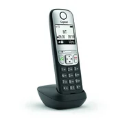 Gigaset A690HX Analog/DECT telefon s predstavitvijo klicatelja, črna/srebrna