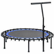 vidaXL Fitnes trampolin z ročajem 122 cm