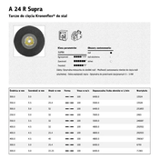 KLINGSPOR Disk za rezanje kovin 400 mmx4,5 mmx32 mm A24R Supra