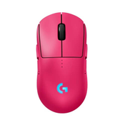 Gaming miš Logitech - PRO 2 Lightspeed, optički, bežični, ružičasti