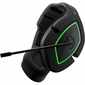 slomart slušalke z mikrofonom gioteck tx-50 črna zelena črn/zelen