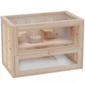 Homestar Kletka za majhne živali 60x35x42 cm naravno leseno