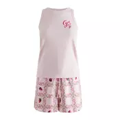 Cath Kidston Kratke hlače za spanje Raspberry zelena/magenta/pastelno roza/brusnica