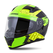 Integralna motociklisticka kaciga Cassida Integral 3.0 DRFT zeleno-biserno žuta