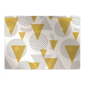Decormat Podloga za zaščito tal Wheels and triangles 120x90 cm 2 cm