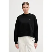 Lacoste oversize pulover ženski z bombažem