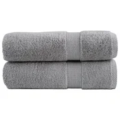 Vidaxl Premium brisače za roke SOLUND 2 kosa sive 50x100 cm 600 g/m2