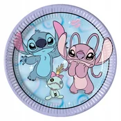 Procos Papirnati krožniki - Stitch & Angel 23 cm