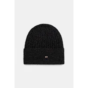 Tommy Hilfiger Kapa Th Cable Enamel Flag AW0AW17776 Črna