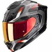 Scorpion EXO-1500 Air Sleek integralna motociklisticka kaciga crno-crvena