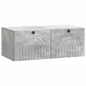 TV ormar za zid Zidne Betonska siva 78,5 x 41 x 30 cm