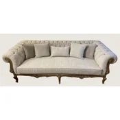 PompA¶A¶s by Casa Padrino luxury baroque sofa Provence gray/brown - designed by Harald GlA¶A¶ckler