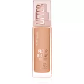 MAYBELLINE NEW YORK Lifter Plump & Glow posvetlitveni tekoči puder za naraven videz odtenek 129 30 ml