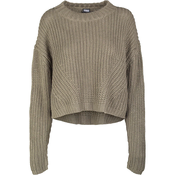 Womens wide oversize sweater olive