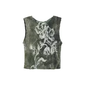 Desigual Majica  oliva / bela