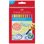 Faber-Castell: 24-delni komplet voščenk Twist