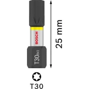 Nastavek PRO Torx Impact, T30, 25 mm, razstavno stojalo, 10 x 25 kosov