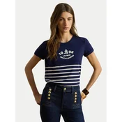 LAUREN RALPH LAUREN Majica 200B21056001 Mornarsko modra Relaxed Fit