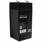 Green Cell AGM VRLA 4V 4Ah maintenance-free battery for the alarm system, cash register, toys