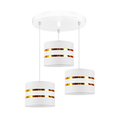 Luster na sajli CORAL 3xE27/60W/230V beo
