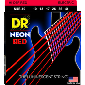 Set strun za električno kitaro Neon Red NRE-10 DR Strings