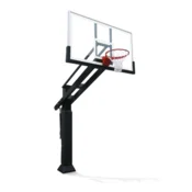 IN GROUND PRO Prostostoječi Košarkarski Koš 245 – 305 cm – za montažo v tla s pomočjo betona