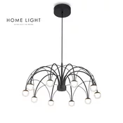 HOME LIGHT Luster Luna 319, 37W, 3000K, Crni