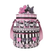 Loungefly Sanrio torbica čez ramo My Melody in Kuromi - torta (SANTB1755)