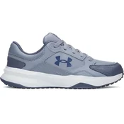 Moška obutev za fitnes Under Armour Edge LTHR Gravel/Blue Fog/Blackout Navy EUR 45