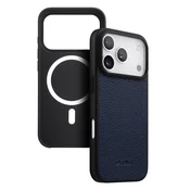 Usnjen ovitek za iPhone 17 Pro z MagSafe, temno moder