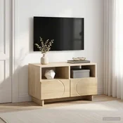 vidaXL TV stojalo 60 x 34.5 x 40 cm Sonoma hrast Inženirski les