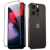 ESR - vrhunsko kaljeno steklo za iPhone 15 Pro Max - črno